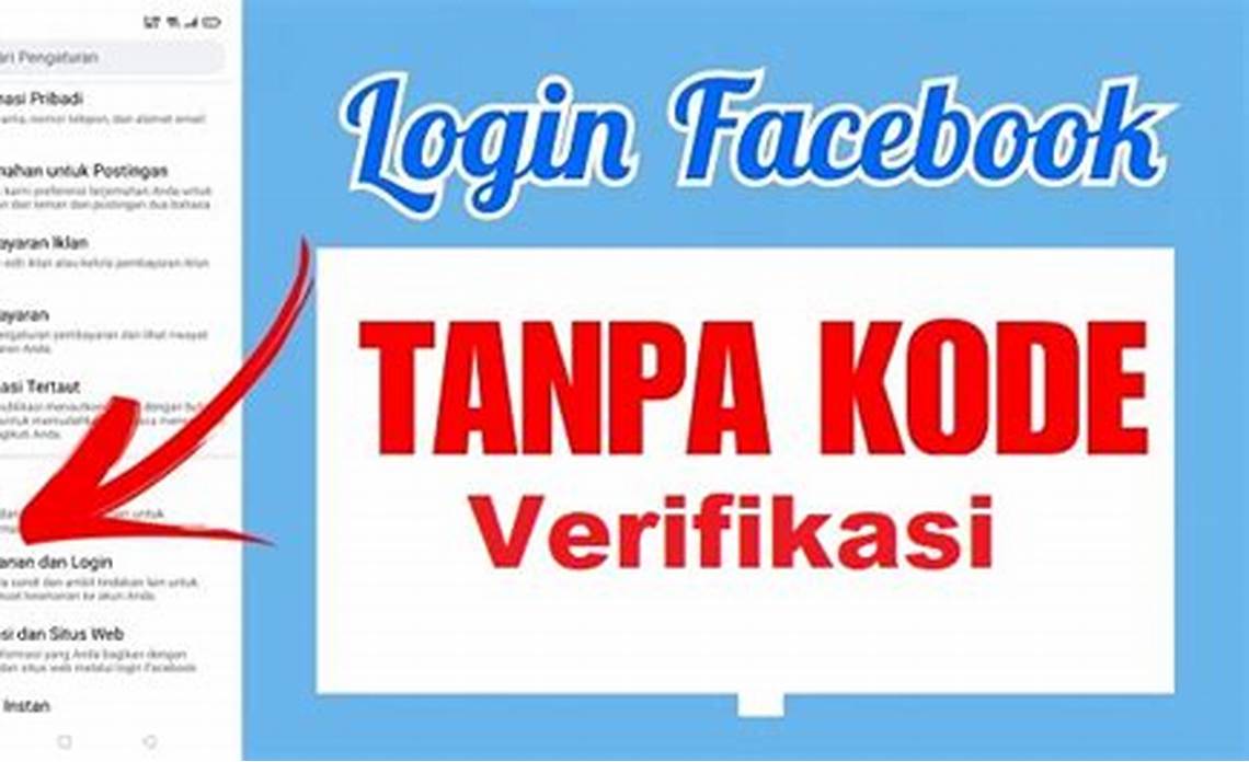 Cara Login FB Tanpa Kode Verifikasi di Indonesia