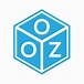 OOZ Letter Logo Design on Black Background. OOZ Creative Initials ...