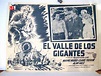"EL VALLE DE LOS GIGANTES" MOVIE POSTER - "VALLEY OF THE GIANTS" MOVIE ...