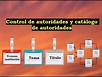 Control de autoridades y catálogo de autoridades - YouTube