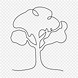 Line Art Trees Abstract Line Drawing Trees, Tree Drawing, Wing Drawing ...
