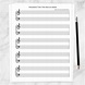 Personalized Blank Piano and Vocals Sheet Music - Printable at ...