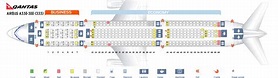 Seat map Airbus A330-300 Qantas Airways. Best seats in the plane