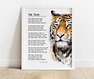 PRINTABLE Tiger Poem by William Blake Printable Wall Art - Etsy Finland