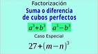 Suma o diferencia de cubos perfectos - Caso Especial|No.3 ...