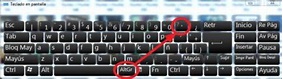 Cómo hacer slash al revés o barra invertida con el teclado