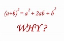 (a+b)^2=a^2+2ab+b^2 But why? ~ Maths Tricks and Tips