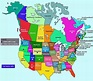 Canada Us Border States Map - canadaal