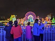 The Night View of Tourists are Visiting the 13th Huizhou West Lake ...