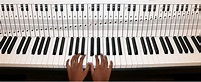 Piano and Keyboard Note Chart for 88 Keys, Use Behind the Keys ...