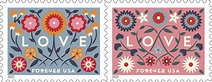 Romance blooms on new Love Forever stamps - Newsroom - About.usps.com