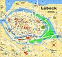 Lübeck tourist map - Ontheworldmap.com