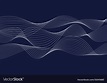 Abstract wave lines futuristic modern background Vector Image