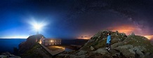 Así é a espectacular paisaxe da noite galega - Historia de Galicia