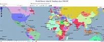 World Map Through The Years – Topographic Map of Usa with States