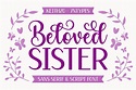 Beloved Sister Duo Font by Keithzo (7NTypes) · Creative Fabrica