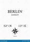 Berlin Alemanha, Com O Nome Do País Da Cidade E As Coordenadas ...