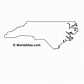 Printable Outline Of North Carolina - Printable Word Searches