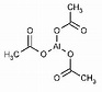 Aluminum Acetate Topical Solution, chemical structure, molecular ...