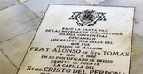 Mosaicos : 4.094.- Lápida Fray Alonso de Santo Tomás, Parroquia de ...