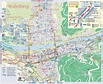 Stadtplan von Heidelberg | Detaillierte gedruckte Karten von Heidelberg ...