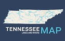 Tennessee Lakes and Rivers Map - GIS Geography