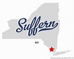 Map of Suffern, NY, New York