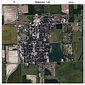 Aerial Photography Map of Mamou, LA Louisiana