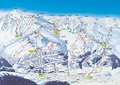 Sölden ski map, Tirol, Austria, Europe