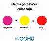 ¿Qué colores forman el rojo y cómo se mezclan los diferentes tonos de ...