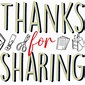Thanks For Sharing Thank You Sticker by Boxy Pens for iOS & Android | GIPHY