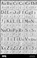 Komi Udmurt latin alphabet (1931 Stock Photo - Alamy