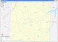 Wall Maps of Caswell County North Carolina - marketmaps.com
