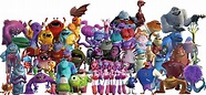 Characters of Monsters Inc. : r/Pixar
