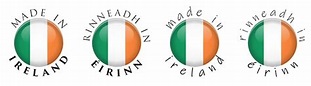 Simples made in ireland/ rinneadh em eirinn (tradução irlandesa) 3d ...