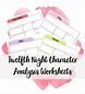 Twelfth Night Character Analysis Worksheets by Miss Key's Classroom