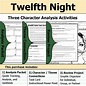Twelfth Night - Character Analysis Packet, Theme Connections, & Project