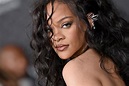 Rihanna Wore a Sheer Strapless Dress and ’90s Blue Eye Shadow for a ...