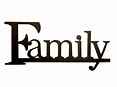 The Word Family | Clipart Panda - Free Clipart Images