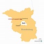 StepMap - Oranienburg - Landkarte für Deutschland