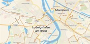 67059 Ludwigshafen mit PLZ Karte und Straßenverzeichnis