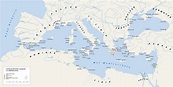 Mapa colonias fenicias y griegas - Museu d'Història de Catalunya