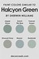 Halcyon Green SW-6213 by Sherwin Williams - DecorCreek