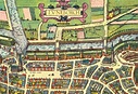 Lüneburg, Germany in 1598 - Bird's Eye View, Panorama, Vintage Map ...