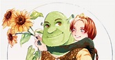 Shrek, Sunflowers, Fiona / Happy Ever After - pixiv