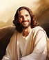 Una pintura de jesús sonriendo | Foto Premium