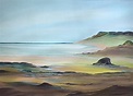 New England coast Painting by Steve Monti | Saatchi Art