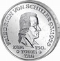 5 DM Münze BRD Friedrich von Schiller 1955 | Münzenversandhaus Reppa GmbH