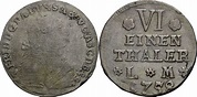 Anhalt-Bernburg 1/6 Taler, Harzgerode 1758 Victor Friedrich, 1721-1765 ...