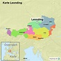 Karte Leonding von ortslagekarte-oesterreich - Landkarte für Österreich